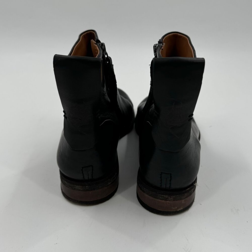 Sarto by Franco Sarto Leather Lori  Boots Size 7M Black Side Zipper Round Toe - Picture 7 of 11